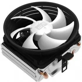 PCCooler Q102 Кулер Q102 S775/115X/AM2/AM3/AM4/FM1/FM2 (45 шт/кор, TDP 86W, 2 тепловых трубки 6мм, вент-р 100мм, 2200RPM, 20dBa) Retail Color Box