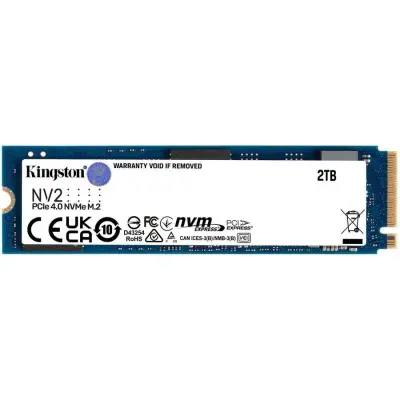 Kingston SSD 2TB Kingston NV2 Series M.2, NVMe, PCI-E 3.0 x4 SNV2S/2000G