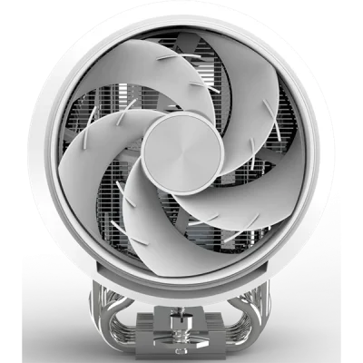 Кулер для процессора ZALMAN ZET5 WHITE, 5 HEAT PIPES, 4-PIN PWM, 600-2000 RPM, 30.4 DBA MAX, HYDRO BEARING, FULL SOCKET SUPPORT