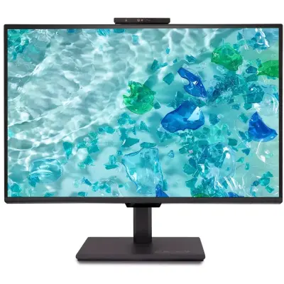 LCD Acer 23.8" B248YGbemiqprcuzx Black {IPS 1920x1080 120Hz 4ms 300cd HDMI2.0 DisplayPort1.2 DP(Out) USB-C(PD100W) RJ45 3xUSB3.2 Webcam 2x5W Pivot VESA}