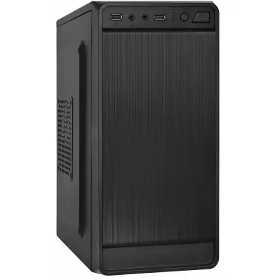 Exegate EX283130RUS Корпус Minitower ExeGate BAA-108U Black, mATX, <AAA400, 80mm>, 1*USB+1*USB3.0, Audio