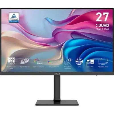 MSI Modern 27" MD272UPHG {IPS 3840x2160 60Hz 4ms 1000:1 400cd 178/178 HDR400 2xHDMI DisplayPort USB-C Speaker HAS Pivot}