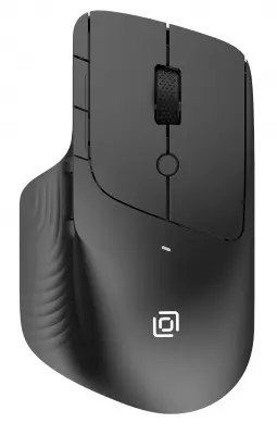 Мышь Оклик 501MW черный оптическая (2400dpi) беспроводная USB для ноутбука (6but)