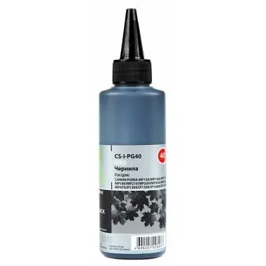 Cactus PG-40 Чернила для Canon Pixma MP150/MP160/MP170/MP180/MP210/MP220, чёрный, 100 мл.