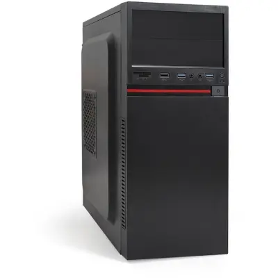 Exegate EX286450RUS Корпус Miditower ExeGate AA-329U2-450W-8 (ATX, БП AA450 с вент. 8см, 1*USB+2*USB3.0, HD аудио, черный)