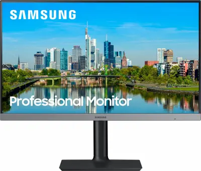 Монитор Samsung 24" F24T650FYR черный IPS LED 5ms 16:9 DVI HDMI матовая HAS Pivot 250cd 178гр/178гр 1920x1080 DisplayPort FHD USB 5.3кг
