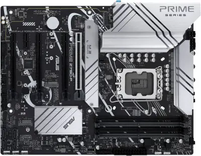 ASUS PRIME Z790-P (Socket 1700, ATX, 4xDDR5(192GB), DP/HDMI, 1xPCIe 5.0x16/3xPCIe 4.0x16/1xPCIe 3.0, 1xLAN (2.5GbE), 4xSATA 6Gb/s, 3xM.2, 1xM.2 E key, 1xType-C, 3xUSB 3.2, 4xUSB 2.0, 1xPS/2)
