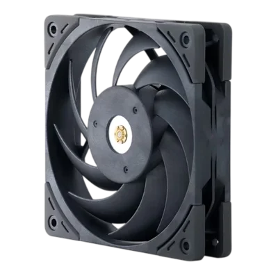 Кулер для корпуса/ Case Cooler Scythe Grand Tornado 120 (120x120x26mm, 4-pin PWM, 63.25CFM, 23.37dBA, 2000RPM, Black)