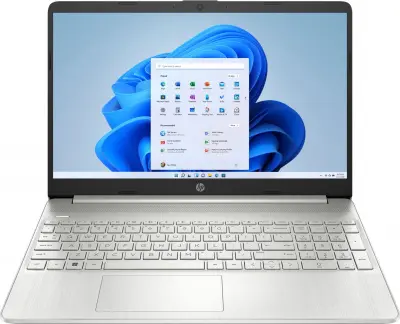 Ноутбук HP 15z-ef2000 Ryzen 7 5700U 12Gb SSD512Gb AMD Radeon 15.6" IPS FHD (1920x1080) Windows 11 Home English silver WiFi BT Cam (2J4V8AV)