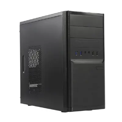 Корпус mATX Powerman ES701 PM-600ATX-F U2*2+U3*2+A(HD)