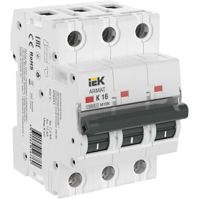ARMAT Авт. выкл. M10N 3P K 16А IEK