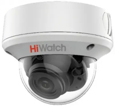 Камера видеонаблюдения аналоговая HiWatch DS-T208S 2.7-13.5мм HD-CVI HD-TVI цветная корп.:белый (DS-T208S (2.7-13,5 MM))