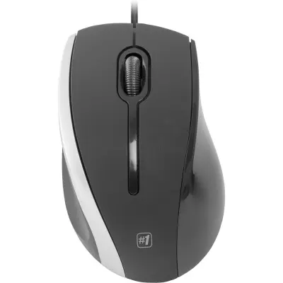 Defender MM-340 Black-Grey USB [52340] {Проводная оптическая мышь, 3 кнопки,1000 dpi}