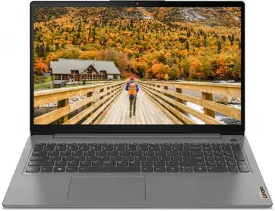 Ноутбук Lenovo IdeaPad 3 15ALC6 Ryzen 3 5300U 8Gb SSD512Gb AMD Radeon 15.6" FHD (1920x1080) noOS grey WiFi BT Cam (82KU00JSRK)