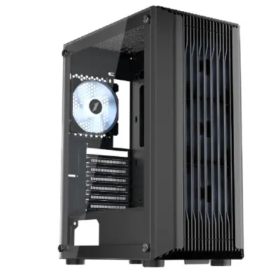 1STPLAYER BULLET HUNTER H6 ARGB Black / ATX / 4x120mm ARGB fans / H6-BK-4F7