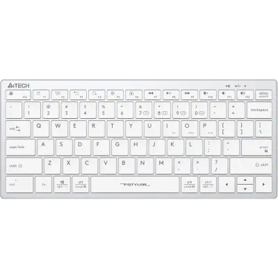 Клавиатура A4Tech Fstyler FBX51C белый USB беспроводная BT/Radio slim Multimedia для ноутбука (FBX51C WHITE)
