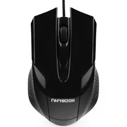 Гарнизон Мышь GM-210, USB, чип- Х, черный, 1000 DPI, 2кн.+колесо-кнопка