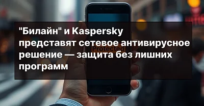 «Билайн» и Kaspersky создают защиту от мошенничества прямо в сети оператора