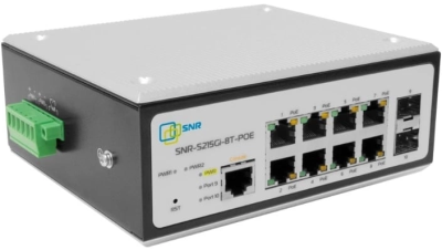 Коммутатор SNR SNR-S215Gi-8T-POE 8x1Гбит/с управляемый