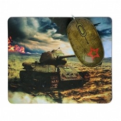 CBR Tank Battle USB, Мышь сувенирная+ коврик 1200 dpi, рисунок