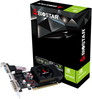 Видеокарта Biostar PCI-E GT730-2GB D3 LP (GF108) NVIDIA GeForce GT 730 2Gb 128bit GDDR3 700/1333 DVIx1 HDMIx1 CRTx1 HDCP Ret low profile