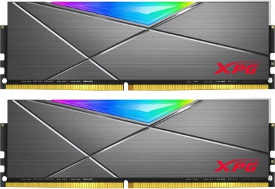 Память DDR4 2x16GB 3200MHz A-Data AX4U320016G16A-DT50 XPG Spectrix D50 RGB RTL PC4-25600 CL16 DIMM 288-pin 1.35В dual rank с радиатором Ret