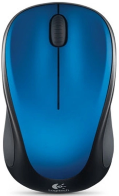 Мышь Logitech M235 синий/черный оптическая 1000dpi беспров. USB для ноутбука 2but (910-003392)