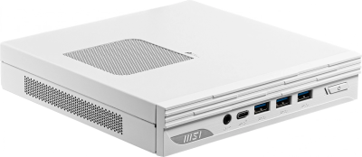 Неттоп MSI Pro DP10 12M-227XRU i5 1235U (1.3) 16Gb SSD512Gb Iris Xe noOS 2.5xGbitEth WiFi BT 120W белый (9S6-B0A622-227)
