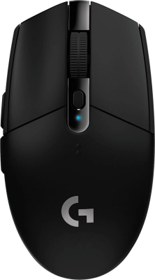 Мышь Logitech G304 Lightspeed черный оптическая 12000dpi беспров. USB 5but (910-005284)