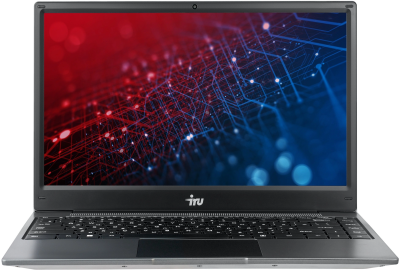 Ноутбук IRU 14TLHC Core i3 1115G4 8Gb SSD512Gb Intel UHD Graphics 14" IPS FHD (1920x1080) noOS grey WiFi BT Cam (1996898)