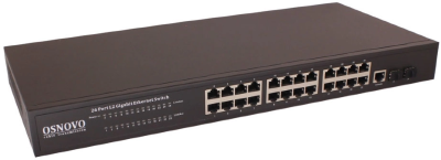 Коммутатор Osnovo SW-72402/L2 (L2) 2SFP неуправляемый