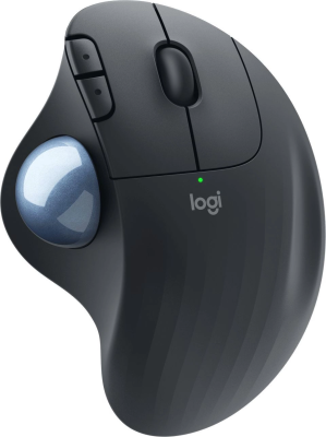 Трекбол Logitech Ergo M575 графитовый оптическая 2000dpi беспров. BT/Radio USB2.0 4but (910-005873)