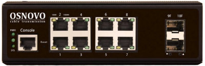 Коммутатор Osnovo SW-70802/IL неуправляемый