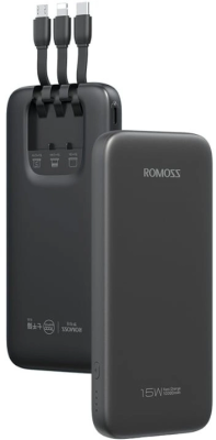 Мобильный аккумулятор Romoss PHC10 10000mAh 3A черный