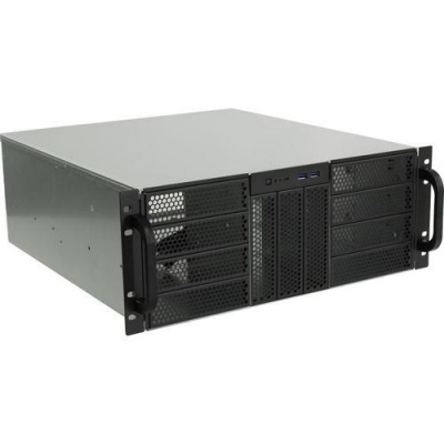Procase RE411-D11H0-C-48 Корпус 4U server case,11x5.25+0HDD,черный,без блока питания,глубина 480мм,MB CEB 12"x10,5"