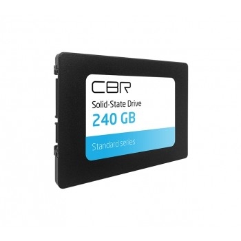 CBR SSD-240GB-2.5-ST21, Внутренний SSD-накопитель, серия "Standard", 240 GB, 2.5", SATA III 6 Gbit/s, Phison PS3111-S11, 3D TLC NAND, R/W speed up to 550/490 MB/s, TBW (TB) 200