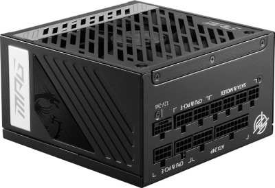 Блок питания MSI ATX 850W MPG A850G Gen.5 80+ gold (20+4pin) APFC 120mm fan 8xSATA Cab Manag RTL