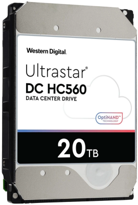 Жесткий диск WD SATA-III 20TB 0F38765 WUH722020BLE604 Server Ultrastar DC HC560 512E (7200rpm) 512Mb 3.5"