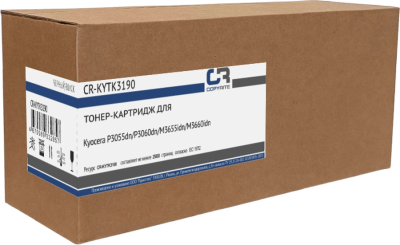 Картридж лазерный CopyRite CR-KYTK3190 TK-3190 черный (25000стр.) для Kyocera P3055dn/P3060dn/M3655idn/M3660idn