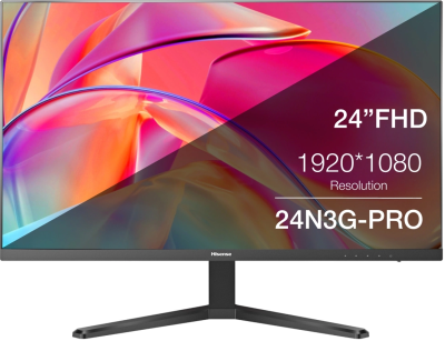 Монитор Hisense 23.8" 24N3G-PRO черный IPS LED 16:9 HDMI 250cd 178гр/178гр 1920x1080 100Hz VGA FHD 3.1кг