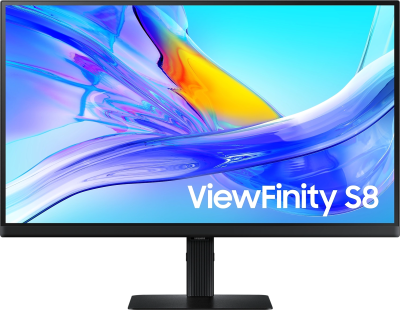 Монитор Samsung 27" S27D804UAIXCI черный IPS LED 5ms 16:9 HDMI матовая HAS Piv 1000:1 350cd 178гр/178гр 3840x2160 60Hz DP 4K USB 6.1кг