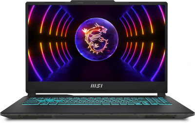 Ноутбук MSI Cyborg 15 A12VF-1215XRU Core i7 12650H 16Gb SSD512Gb NVIDIA GeForce RTX4060 8Gb 15.6" IPS FHD (1920x1080) noOS black WiFi BT Cam (9S7-15K111-1215)