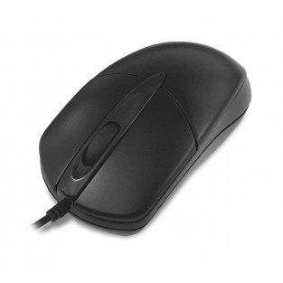 CBR CM 210 Black, Мышь проводная, оптическая, USB, 1000 dpi, 3 кнопки и колесо прокрутки, длина кабеля 1,8 м, цвет чёрный