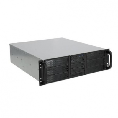 Procase RE306-D6H4-C-48 Корпус 3U server case,6x5.25+4HDD,черный,без блока питания,глубина 480мм,MB CEB 12"x10.5"
