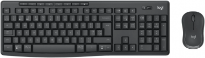 Клавиатура + мышь Logitech MK370 Combo for Business клав:черный мышь:черный/черный USB беспроводная Multimedia (920-012077)