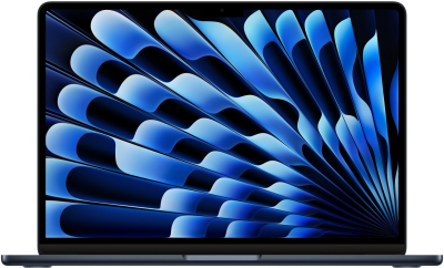 Ноутбук Apple MacBook Air A3113 M3 8 core 8Gb SSD256Gb/8 core GPU 13.6" Liquid Retina (2560x1664) Mac OS midnight WiFi BT Cam (MRXV3JA/A)
