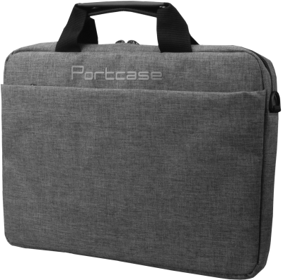 Сумка для ноутбука 14" Portcase KCB-1614 серый нейлон/полиэстер (KCB-1614 GREY)