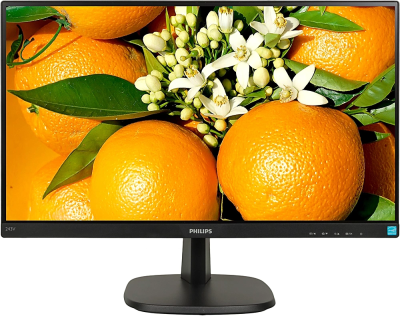 Монитор Philips 23.8" 243V7QDSB (00/01) черный IPS LED 16:9 DVI HDMI матовая 250cd 178гр/178гр 1920x1080 75Hz VGA FHD 3.5кг