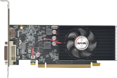 Видеокарта  AFOX PCI-E nVidia GeForce GT1030 2GB (GDDR5, 64bit, DVI, HDMI, LP) (AF1030-2048D5L7)