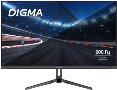 Монитор Digma 23.8" Overdrive 24P410F черный IPS LED 2ms 16:9 HDMI матовая 300cd 178гр/178гр 1920x1080 200Hz G-Sync FreeSync DP FHD USB 2.8кг